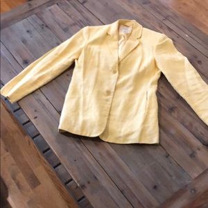 Wonderful yellow linen jacket
